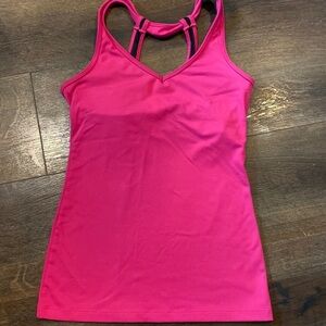 VSX made sexy pink v neck tank top exercise workout womens xs